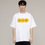 [UNISEX]ピンティング3スマイルショートスリーブドtシャツ