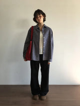 Philly brushed check shirt (3color)
