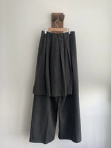 レインドットスカートパンツ