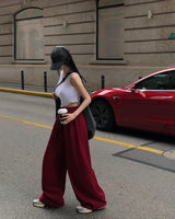 [MADE] Texture, Linen Pintack Wide Pants