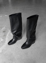 1212レザー ウォーマー ロング ブーツ (5cm)
