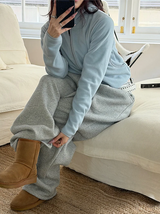 [ブラッシュドフリース] オーバーフィットスウェットパンツ (7colors)