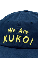 WeAreKUKO! 6Panel Oxford Cap_Navy Yellow