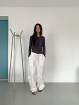FOLD CARGO WIDE PANTS (5C)