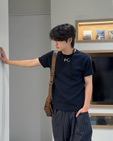 slim short sleeve knit