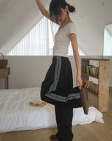 Weim Lace Track Two-way Nylon Pants