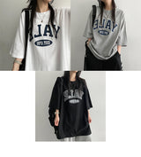 Rita Lettering Boxy Short Sleeve T-shirt