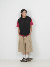 Round cargo burmuda pants 2color
