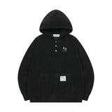 RAUL BUTTON HOOD T UNISEX (2COLOR)