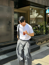 ルアスラブヘンリーネックショートスリーブTシャツ