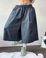 ベーシックペールデニムバミューダ 💙🖤2COLOR 2SIZE