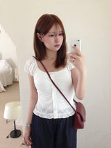 romantic floral blouse