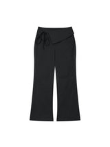 WRAP SLACKS (BLACK)