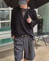 Sponge Grunge Damaged Knit
