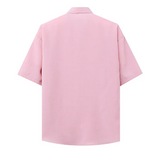Lori Linen Oversized Fit Short Sleeve Shirt Shirt