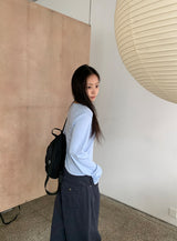 リューケンテンセルラウンド長袖Tシャツ