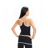 Contrast Racerback Tank Top