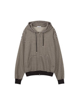 Kio Striped Zip Hoodie