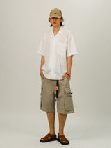 RO Pocket Circle Belted Shorts 