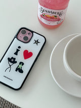 【MADE】 i ♥ cowboy phonecase (milk)