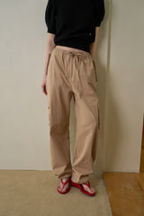 Pocket work pants_beige