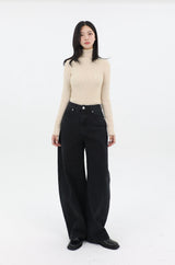 CLASSIC CURVED FIT DENIM_BLACK code 26013