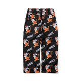 ALL OVER TIGER RABBIT WIDE TRACK PANTS