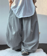KNEE TWOTUCK BALLOON KEY RING LONG PANTS 🤎🩶🖤🤍💚6COLOR
