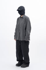 Pent Double Knee Cover Wide Balloon Pants