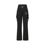 MOLB METAL LOGO BELTED SWEAT PANTS (2Color)