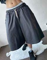 Iron High Quality Wide Basic Bermuda 4 Color