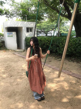 ヒヨコチェックワンピース