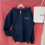 KIRIGIRL フーディージップアップ _NAVY