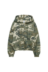 lg camo hood zip up (beige)