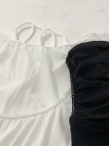 Sheer Lace Ribbon Top
