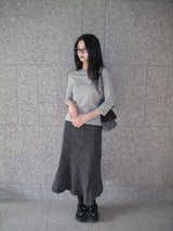 garment midi skirt