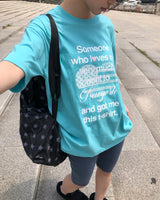 ラヴィンプリント半袖Tシャツ