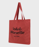 amour soleil eco bag sun red