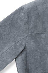 Brandt incision suede cropped jacket
