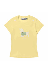 ブークレドッグエンブロイダードTシャツ