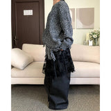 レイヤードメッシュスカート