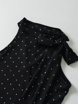 マレン タイネック ノースリーブ Tシャツ