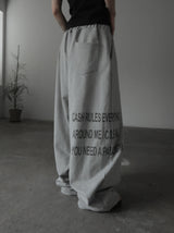 Veccro Lettering Sweatpants