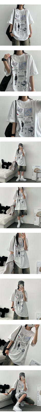 Tiluグラフィック半袖Tシャツ