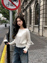OB Daily Boat Neck Slim Knit (6color)