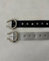 Punching Big Buckle Wide Belt