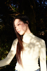 DOT TURTLENECK LONG SLEEVE (MUSTARD)