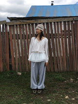 [SET]Levain Ribbon Hoodie + Jogger Pants (2color)