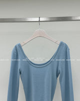 corset ribbon double-sided T-shirt