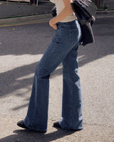 Accu bootcut denim pants
